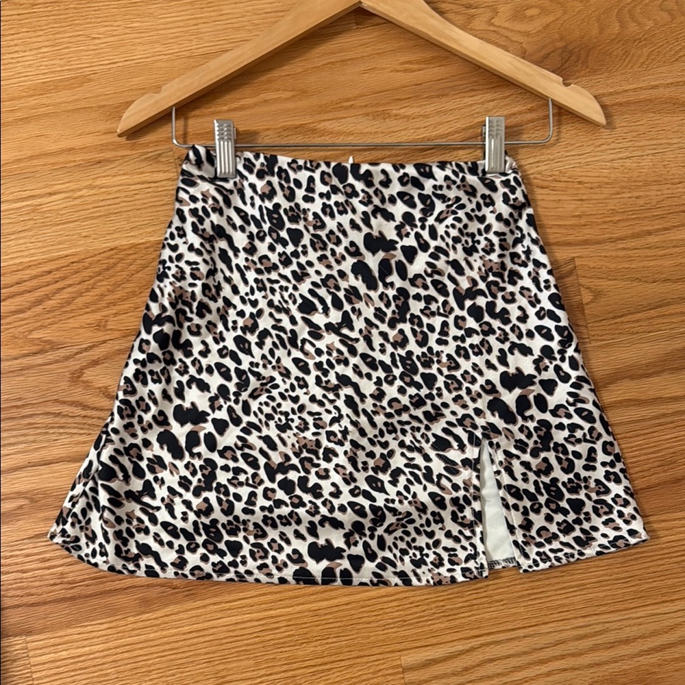 Leopard Print Women's Skirt